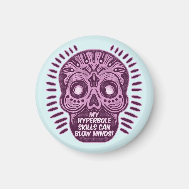 Imã Hiperbole Funny INGLÊS LINGUAGEM (Frente)