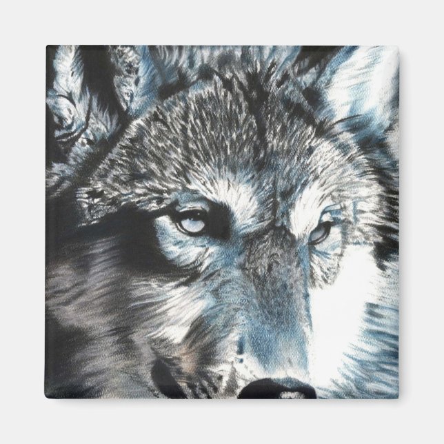 Imã Hipnótico - Wolf Magnet (Frente)