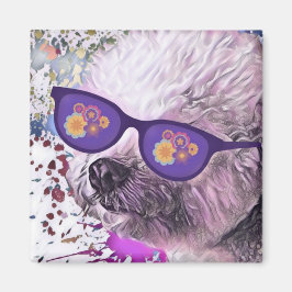 Imã Hippie 'Chon the Bichon Magnet