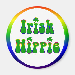 Imã Hippie irlandês redondo