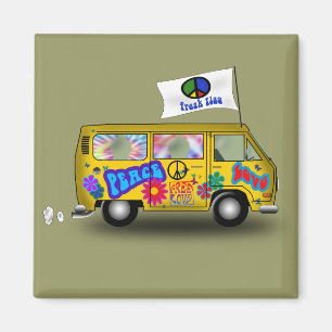 Imã Hippie mágico Van