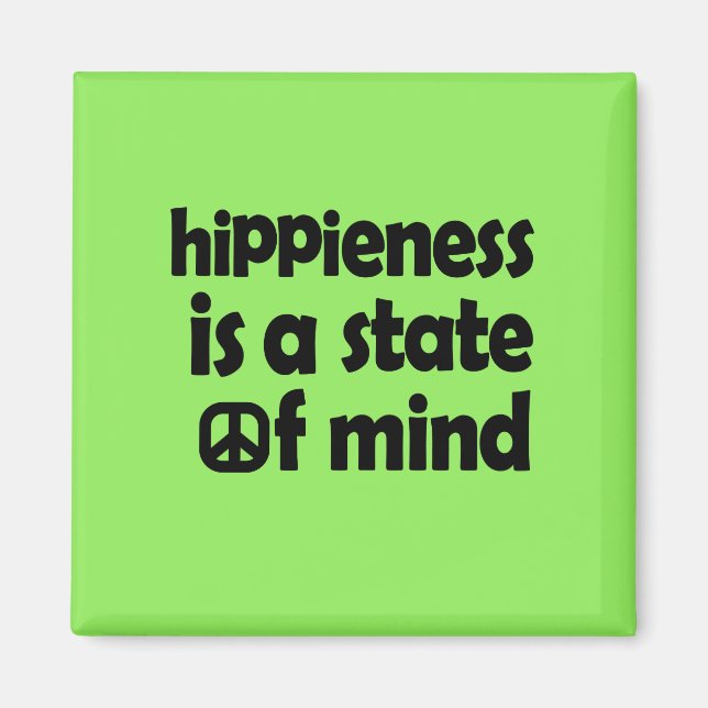Imã Hippiesse é um íman do estado mental (Frente)