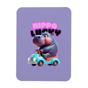 Ímã Hippo Lucky Magnet