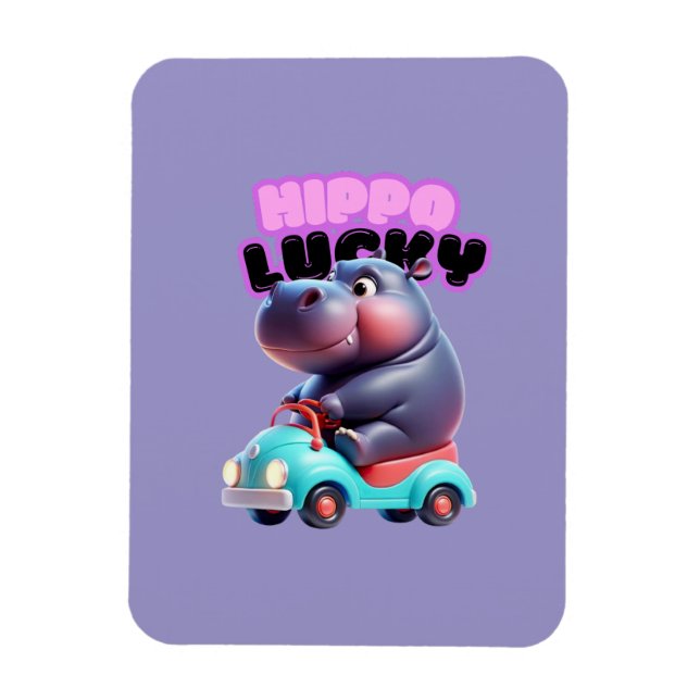 Ímã Hippo Lucky Magnet (Vertical)