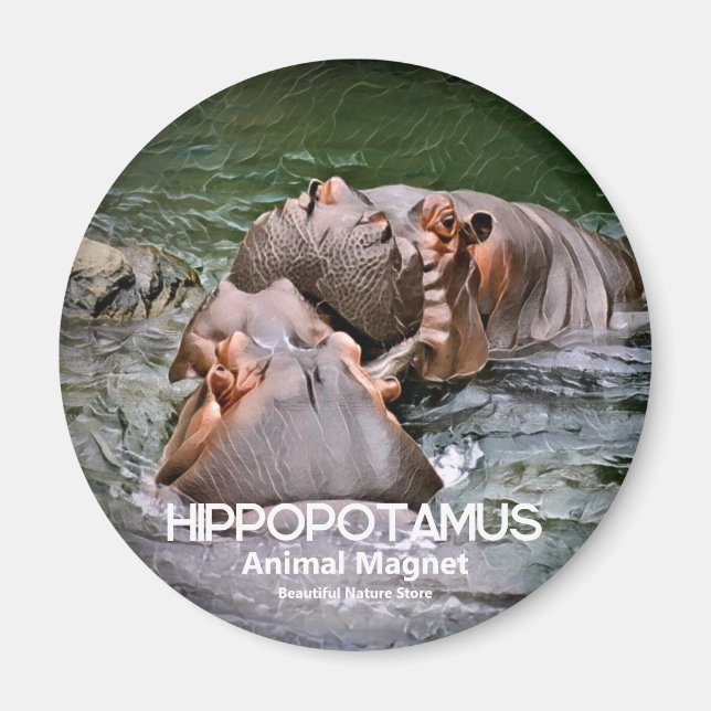 Imã Hippopotamus (Frente)
