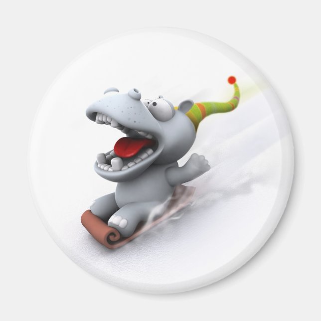 Imã Hippopotamus (Frente)