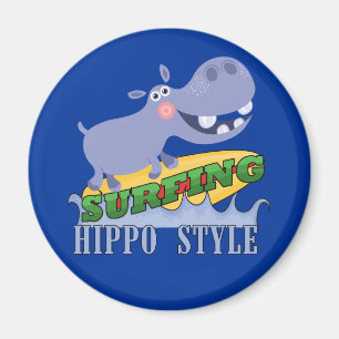 Imã Hippopotamus do surfista
