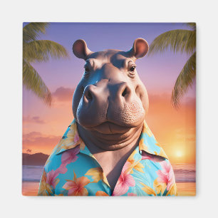 Imã Hippopotamus Holiday
