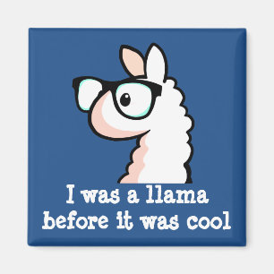 Imã Hipster Llama