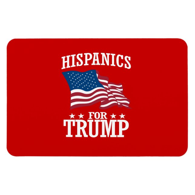 ÍMÃ HISPÂNICA PARA TRUMP (Horizontal)