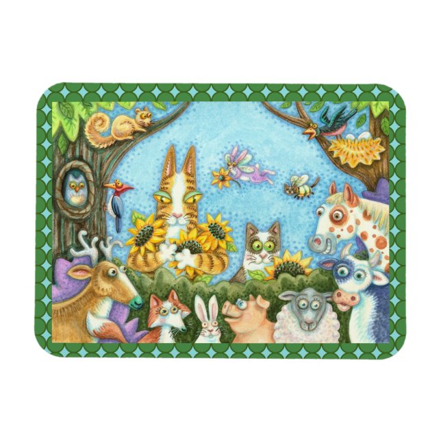 ÍMÃ HISS N' FITZ CATES E MENAGÉRIOS DE AMIGOS, ENGRAÇA (Horizontal)