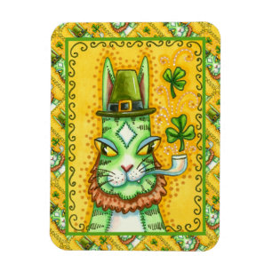 ÍMÃ HISS N' FITZ LEPRECHAUN, RUA. GATO ENGRAÇADO DO D