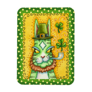 ÍMÃ HISS N' FITZ LEPRECHAUN, RUA. GATO ENGRAÇADO DO D