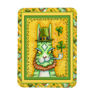 ÍMÃ HISS N' FITZ LEPRECHAUN, RUA. GATO ENGRAÇADO DO D
