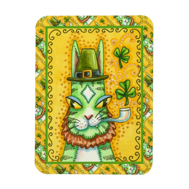 ÍMÃ HISS N' FITZ LEPRECHAUN, RUA. GATO ENGRAÇADO DO DI (Vertical)