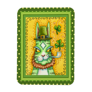 ÍMÃ HISS N' FITZ LEPRECHAUN, RUA. GATO ENGRAÇADO DO DI