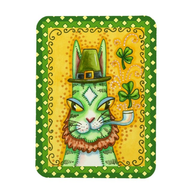 ÍMÃ HISS N' FITZ LEPRECHAUN, RUA. GATO ENGRAÇADO DO DI (Vertical)