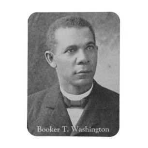 Ímã História Americana   Imagem do Booker T. Washingt