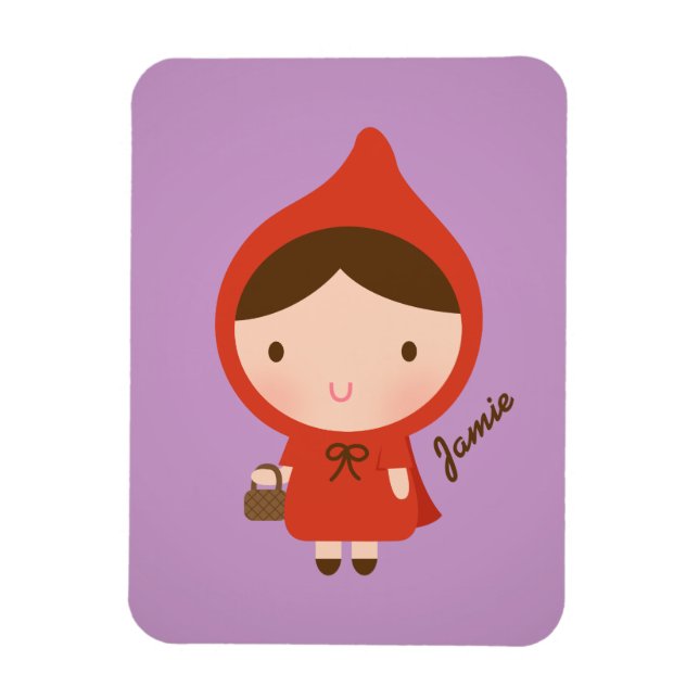 Ímã História da Capuzinho Vermelho para Meninas (Vertical)