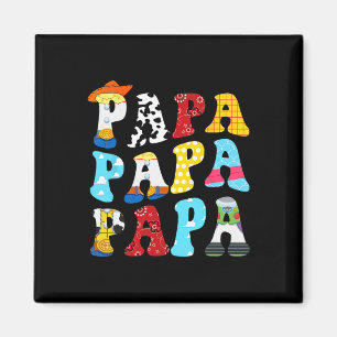 Imã História Engraçada Papá Toy Boy Pai Tee