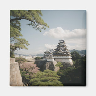 Imã História Japonesa da Fortaleza Majestosa do Castel
