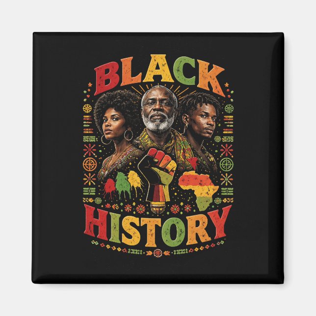 Imã História Negra (Frente)