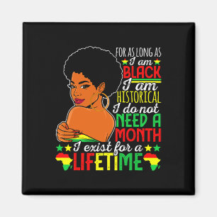 Imã História Negra Afro-Americana Mês Décimo Primeiro