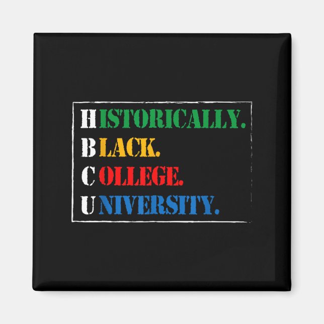 Imã História Negra Hbcu Faculdade e Universidade Histo (Frente)