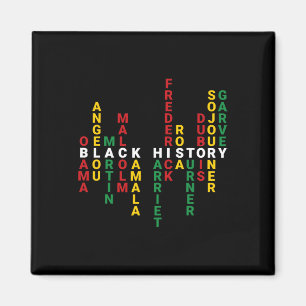 Imã História Negra Inspirando Líderes Negros