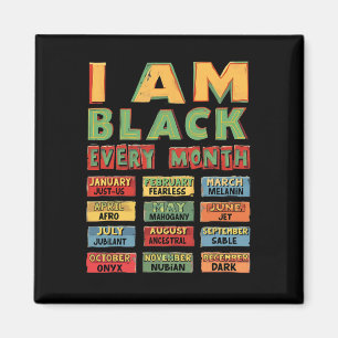 Imã História Negra Mês Cultura Negra Eu Sou Negra A Ca