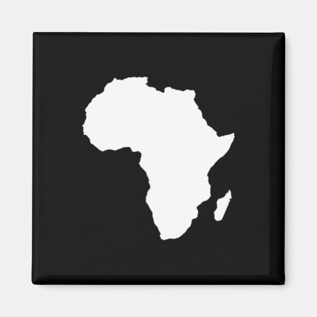Imã História Negra Mês Décimo Junho África Sutil (Frente)
