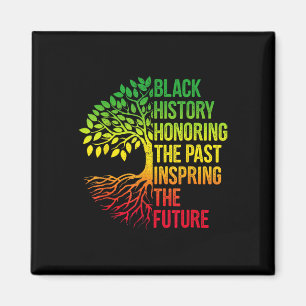 Imã História Negra Mês Honrando o Futuro Inspirador Pa