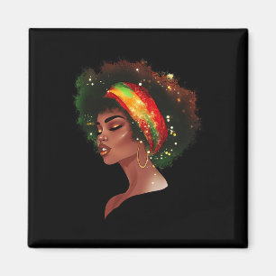 Imã História Negra Mês Rainha Negra Afro-Americana J