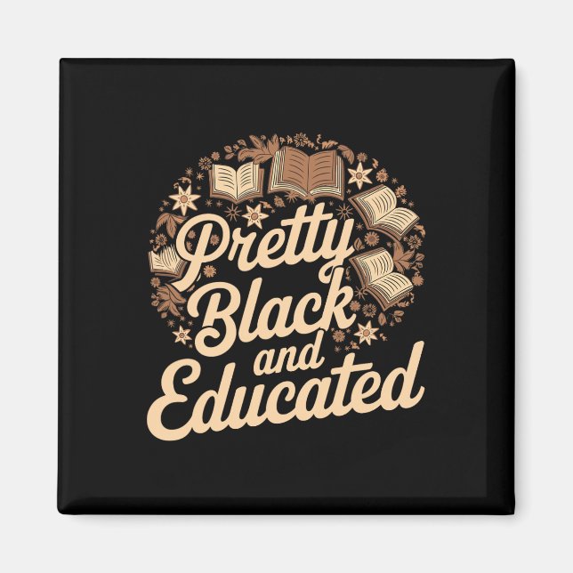 Imã História Negra Mês Raízes Africanas Melanin Juntee (Frente)