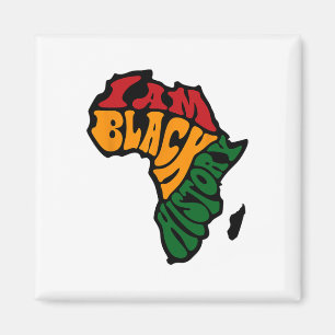 Imã História Negra Mês Roupa África Mapa Kente Cloth