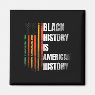 Imã História Negra Mulheres Mês Bandeira Americana Afr
