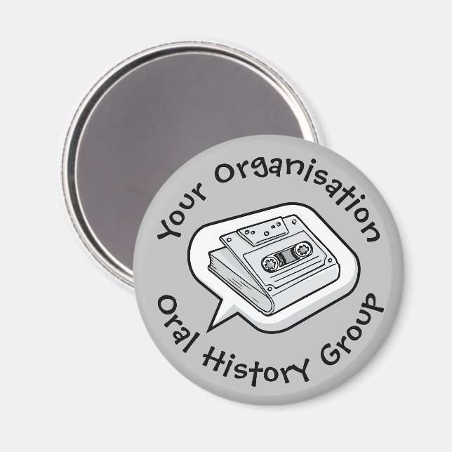 Imã História Oral (Front/Back)