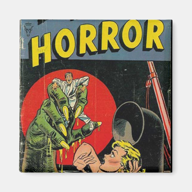 Imã Histórias de quadrinhos horrorosos (Frente)