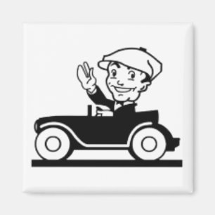 Imã Histórias em quadrinhos retrógradas de carros cl