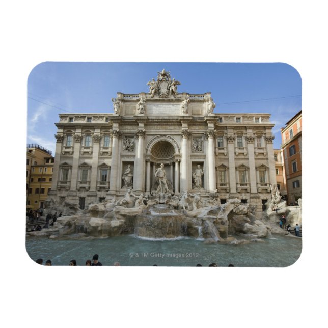 Ímã Historic Trevi Fountain em Roma, Itália (Horizontal)