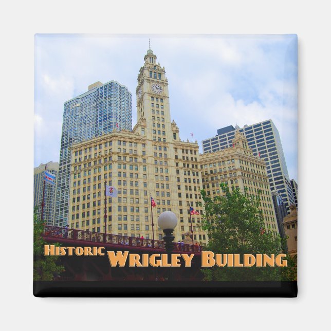Imã Historical Wrigley Building - Chicago Illinois (Frente)