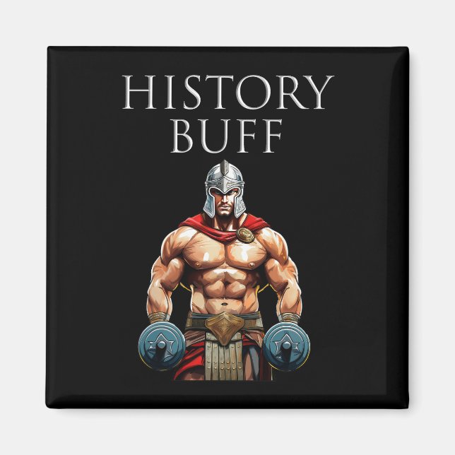 Imã Histórico Buff Roman Centurion (Frente)