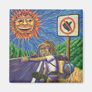 Imã Hitchiking Hobo