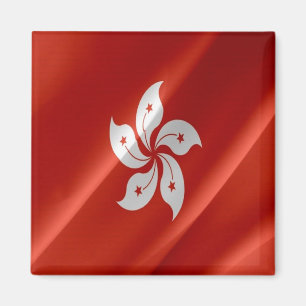 Imã HK - Hong Kong - Sinalizador acenando
