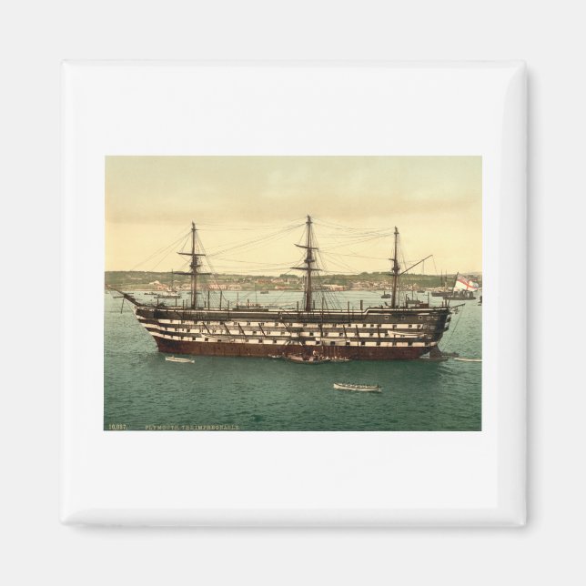 Imã HMS Impregnable, Plymouth, Devon, Inglaterra (Frente)