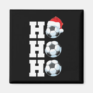 Imã Ho Ho Ho Natal Futebol Byll Chapéu de Papai Noel E