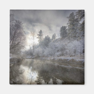 Imã Hoarfrost ao longo de uma disputa na Ilha Kelly