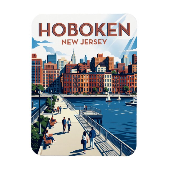 Ímã Hoboken Nova Jérsei (Vertical)