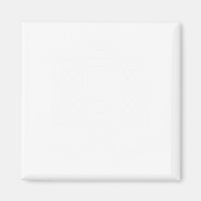 Imã Hockey Number 5 Jersey Funny Hockey Player Game Da (Frente)