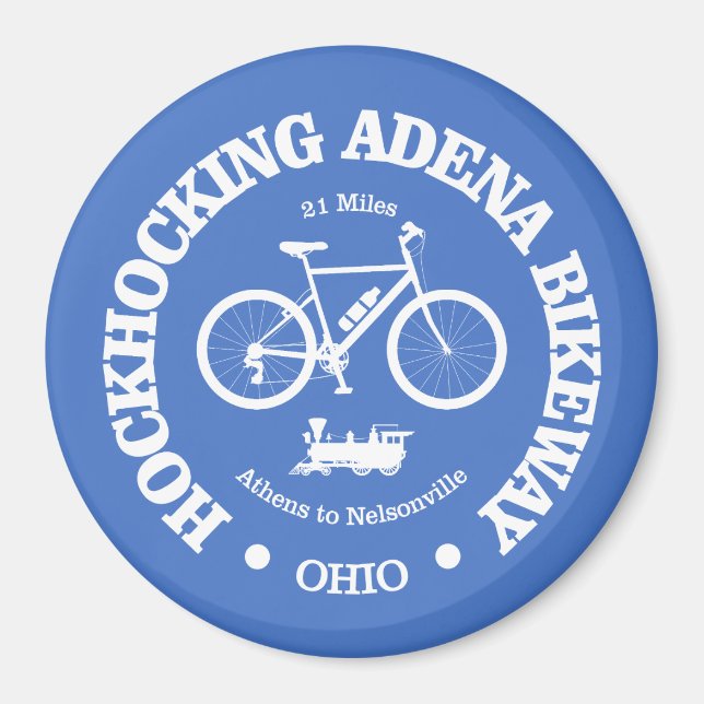 Imã Hockhocking Adena Bikeway (ciclismo) (Frente)